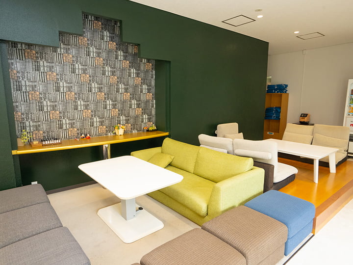 充実した設備の共用スペース