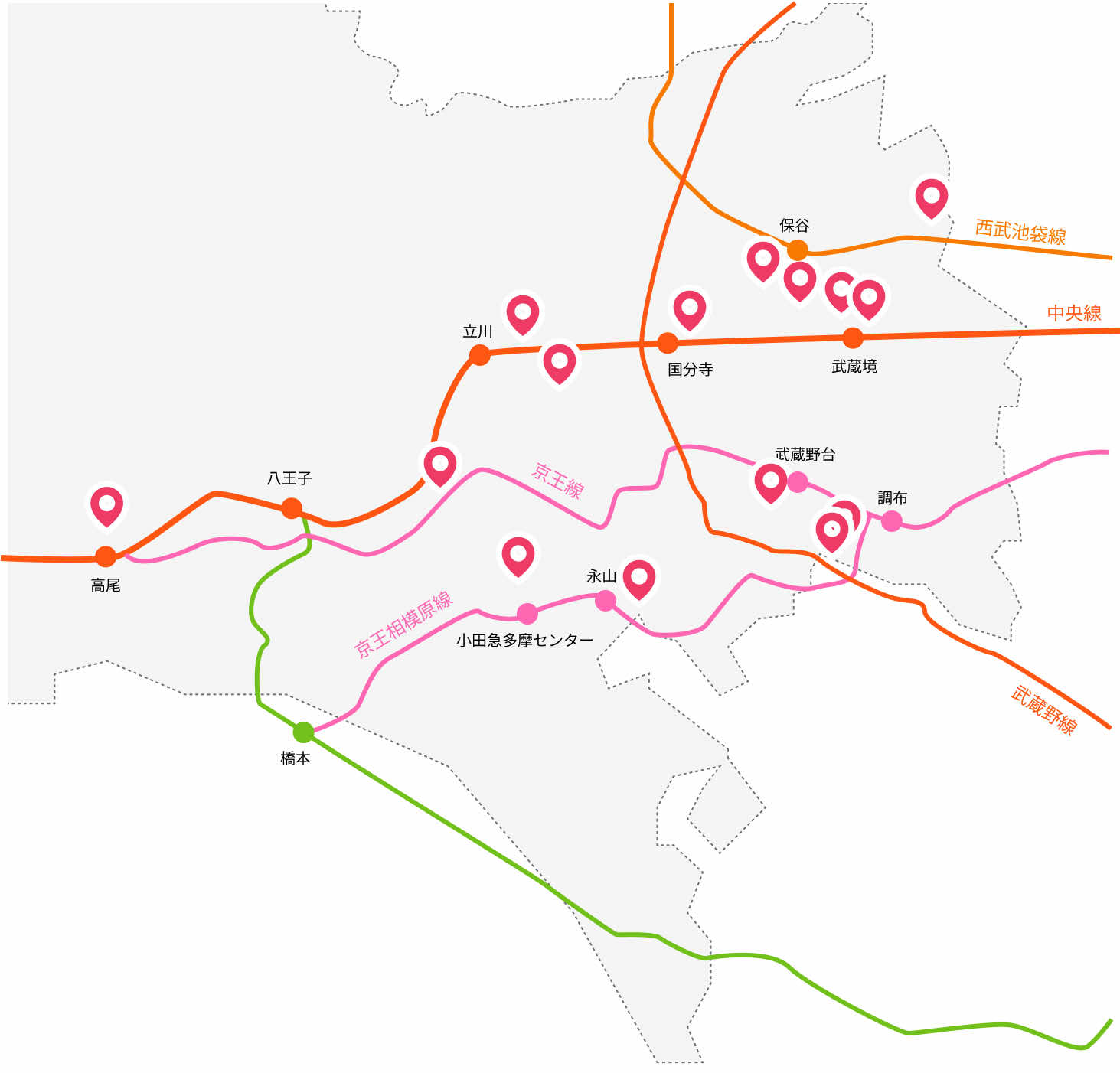 東京23区エリアのイメージ画像