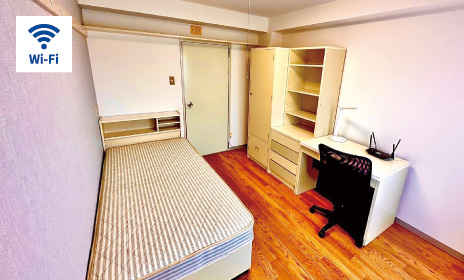1人1部屋の宿舎をご用意