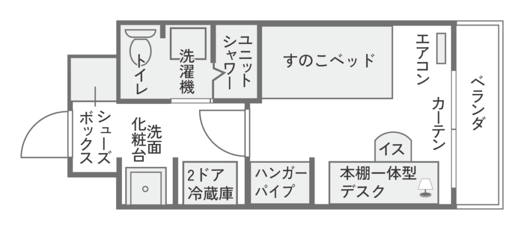 八王子大塚_間取り図