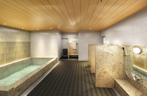 ドーミー尼崎杭瀬 大浴場パース