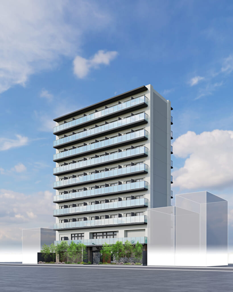 外観パース（南東）