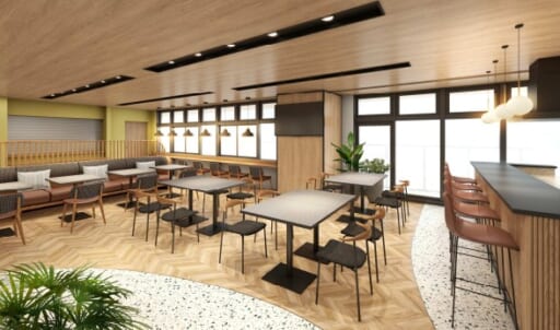 ドーミー尼崎杭瀬 食堂パース