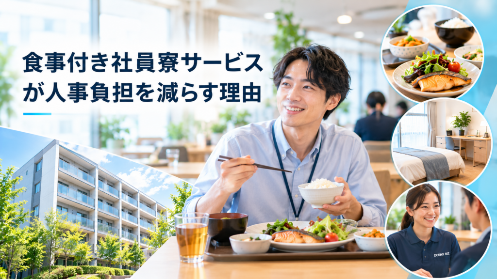 01 食事付き社員寮の快適な暮らし